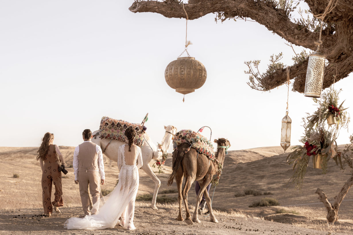An Unforgettable Marriage Proposal in the Agafay Desert
